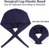 SATINIOR 5 Pcs Surgical Working Caps with Button Adjustable Gourd Shaped Bouffant Working Hats with Sweatband Tie Back...